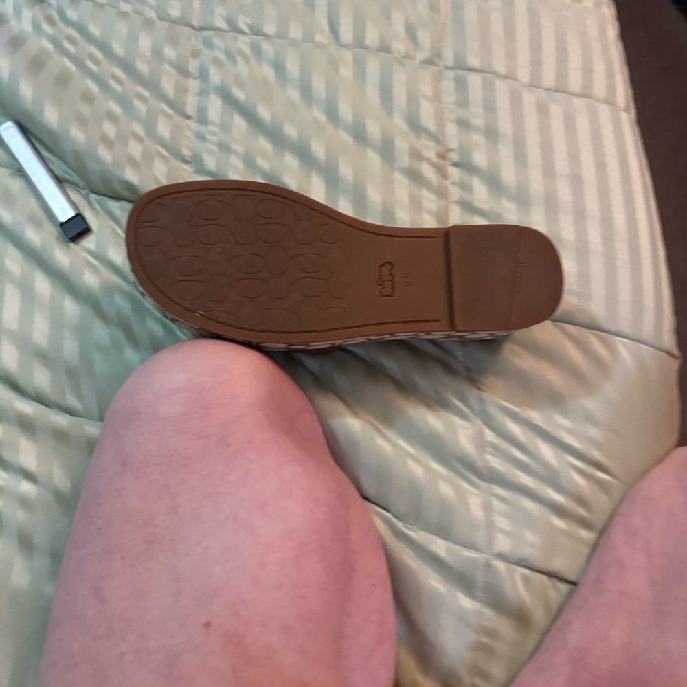 Coach Women's Brown Patterned platform - Picture 2 of 5
